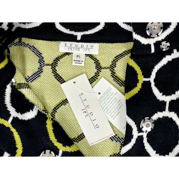 Studio Petite JPR Women's Sweater Jacket Size PL - Picture 7 of 8